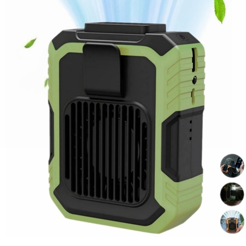 Portable Hanging Waist Fan GREEN